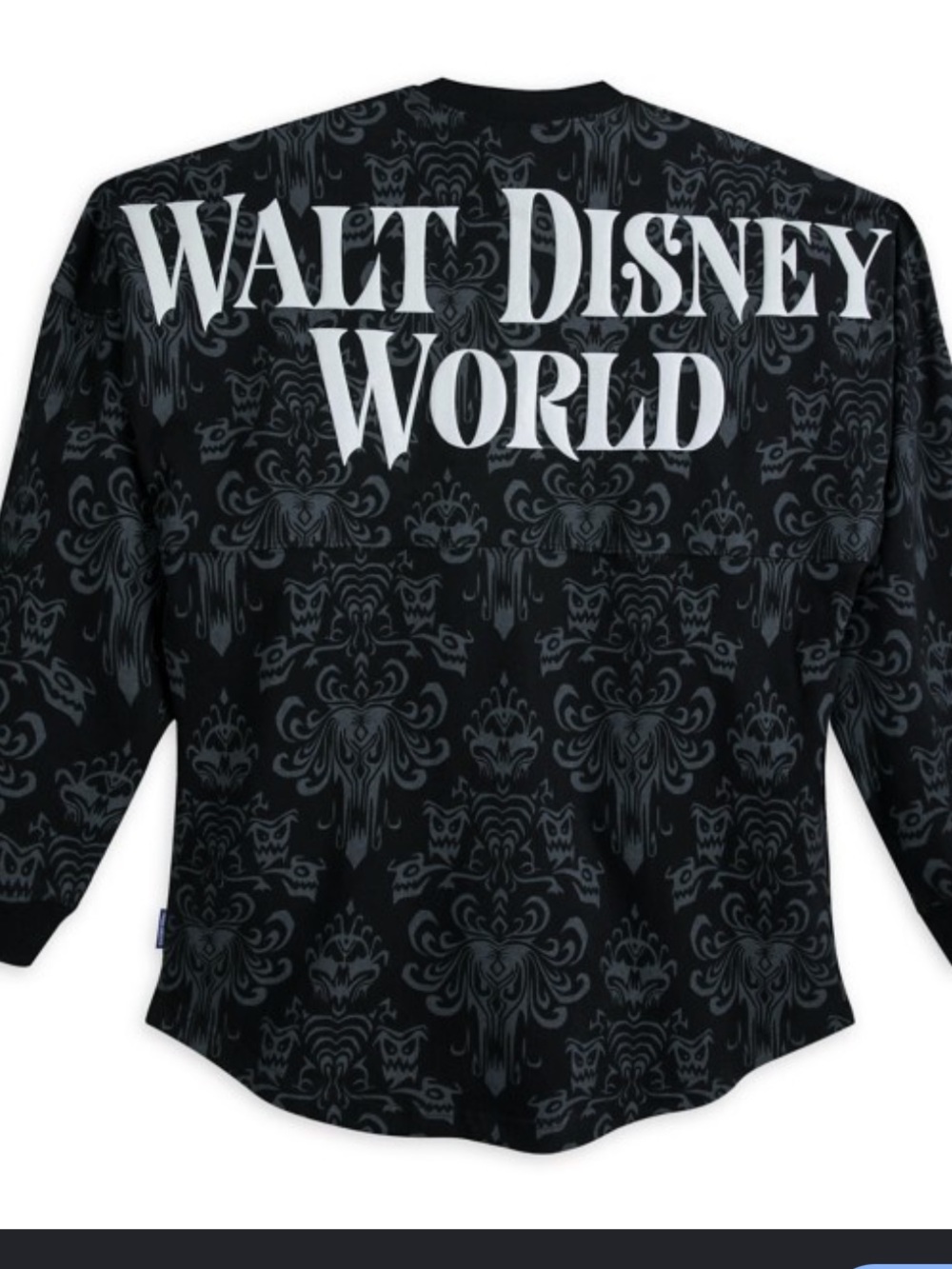 Disney Haunted Mansion Spirit Jersey - Black & Gray